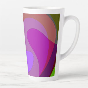Purple And Green 403 Latte Mug