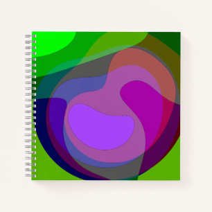 Purple And Green 403 Notebook