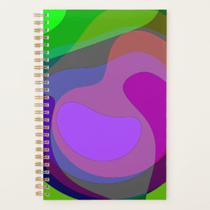 Purple And Green 403 Planner