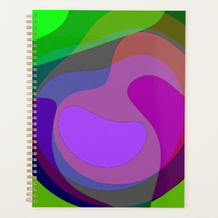 Purple And Green 403 Planner