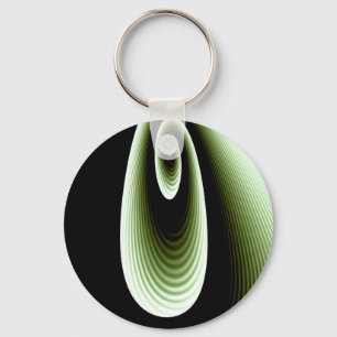 Purple and Green COOL Modern Pattern Key Ring