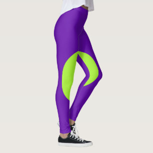 Purple And Green leggings