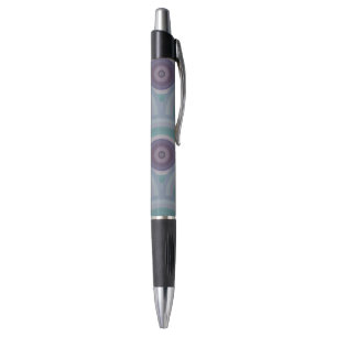 Purple and Green Retro Circles Pattern