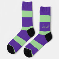 Purple and Green Stripe Name
