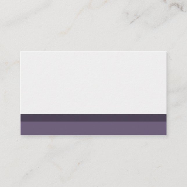 Purple and grey Place Cards (Front)