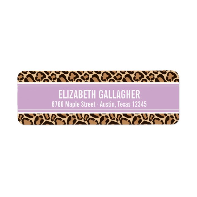 Purple and Leopard Print (Front)