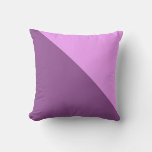 Purple And Lilac Block Art Cushion