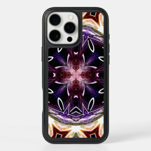 Purple and Magenta Cosmic Kaleidoscope Pattern