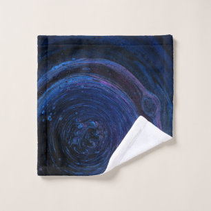 Purple and maroon abstract painting wash cloth