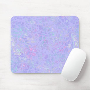 Purple and Multicolor Flakes Mouse Mat