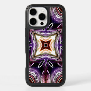 Purple and Orange Cosmic Kaleidoscope Design