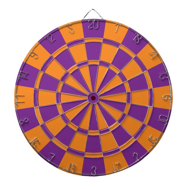 Purple And Orange Dartboard (Front)