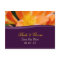 Purple and Orange Save the Date Postcard