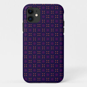 Purple and Orange School Spirit Sports Team iPhone 11 Case
