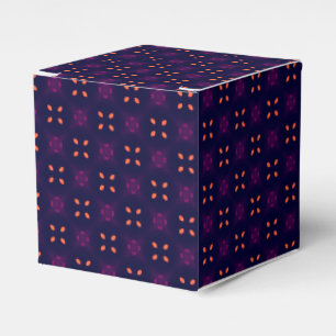 Purple and Orange School Spirit Sports Team Favour Box