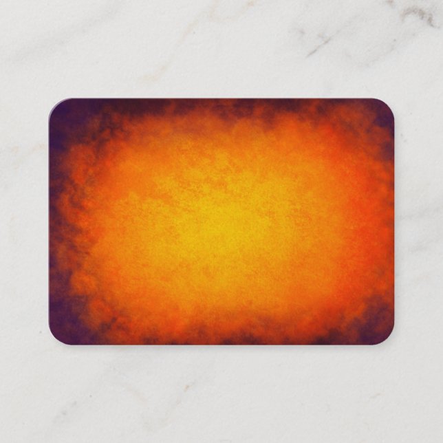 Purple and orange sunset texture business card (Front)