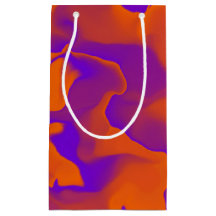 Purple and Orange Waves Pattern