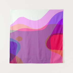 Purple And Pink Abstract Art 109 Tapestry