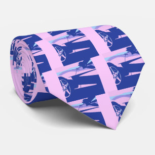 Purple and Pink Corvette Tie