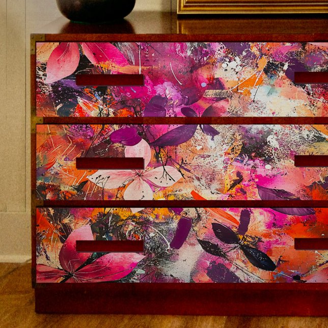 Purple and Pink Explosion Decoupage Tissue Paper (Creator Uploaded)