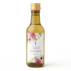 Purple and Pink Floral Christening Baptism sticker