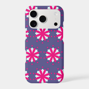Purple and pink floral shapes illustration