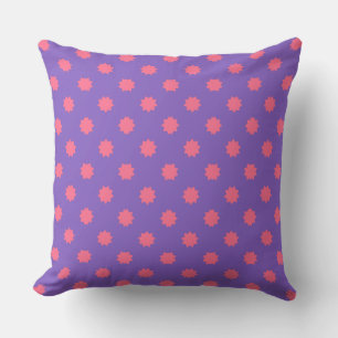Purple and Pink Geo Cushion
