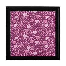 Purple and Pink Hearts