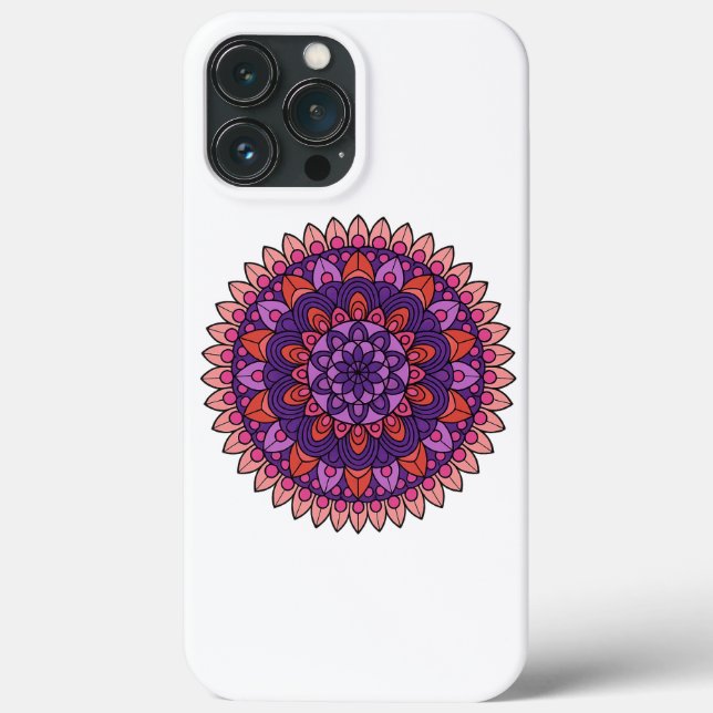 Purple and pink mandala  Case-Mate iPhone case (Back)
