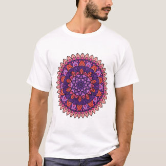 Purple and pink mandala  T-Shirt