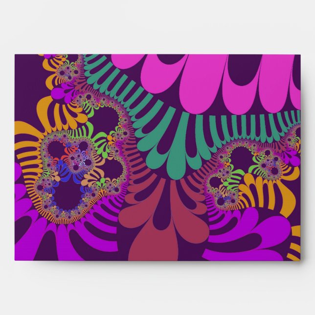 Purple and Pink Mod Envelopes (Front)