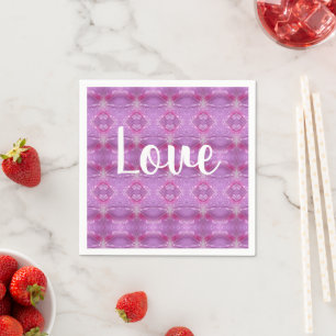 Purple And Pink Napkin