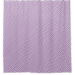 Purple and Pink Pallet Shower Curtain