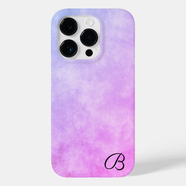 Purple and Pink Personalised Phone Case (Back)