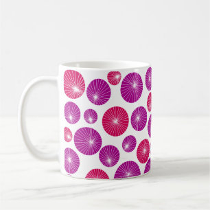 Purple and Pink Pinwheels Coffee Mug