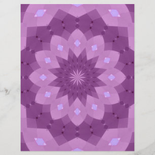 Purple and Pink Rosette