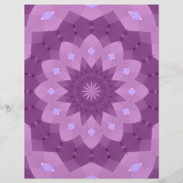 Purple and Pink Rosette (Front)