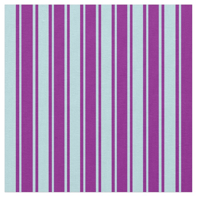 Purple and Powder Blue Coloured Pattern Fabric (Close Up)