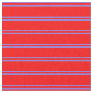 Purple and Red Lined Pattern Fabric