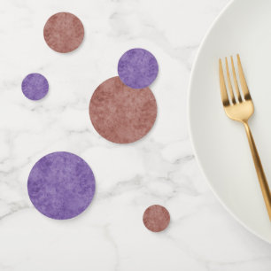Purple and Rose Watercolor Confetti