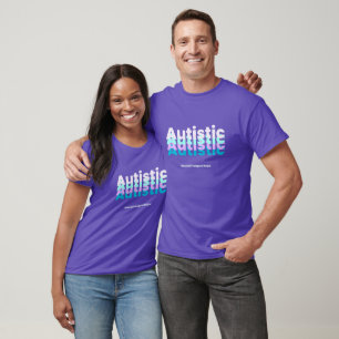 Purple and Teal Autistic Pride Shirt