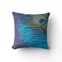 Purple and Teal Peacock