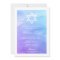 Purple and Teal Watercolor Bat Mitzvah