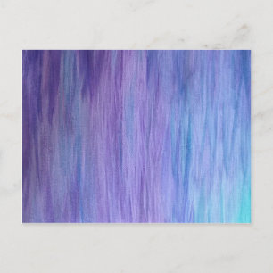 Purple and Turquoise Fusion Postcard