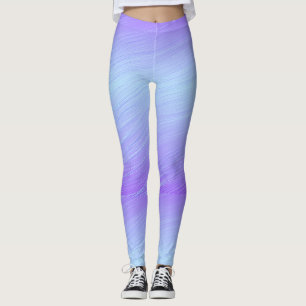 Purple and violet pattern leggings