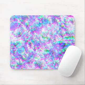 Purple and wavy glitch  mouse mat