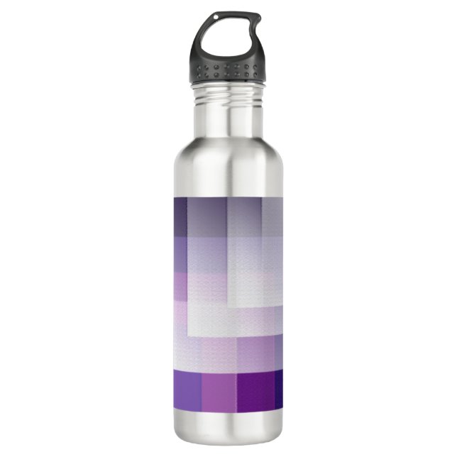 Purple and white 710 ml water bottle (Front)