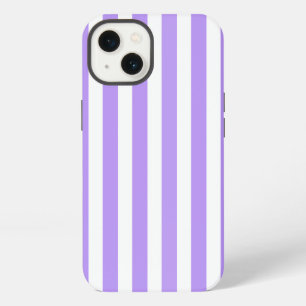 Purple and white candy stripes Case-Mate iPhone ca 13 Case