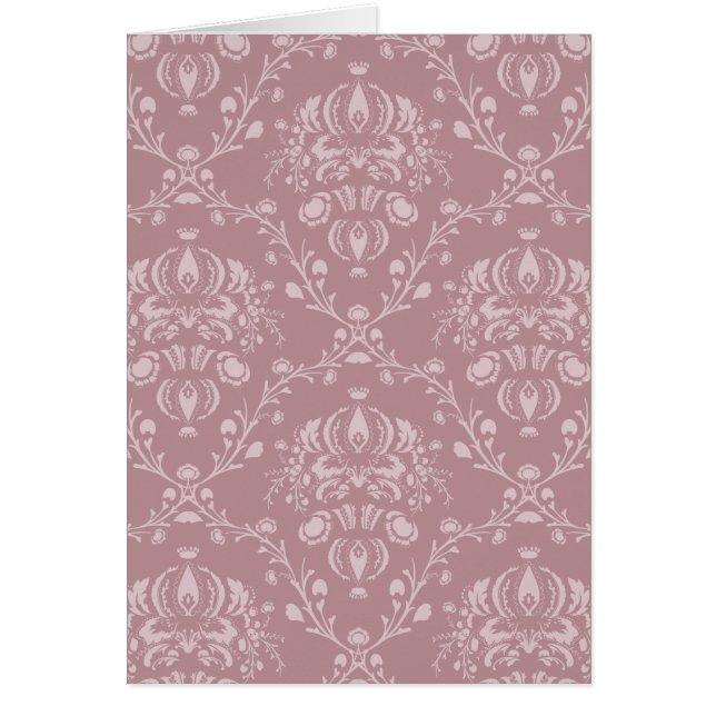 Purple and White Damask (Front)