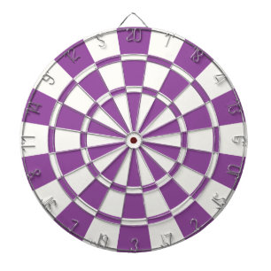 Purple And White Dartboard